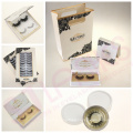 Mink Eyelash/Bandless 3D Mink Lash With Custom Eyelash Packaging Box